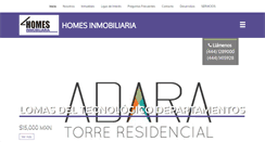 Desktop Screenshot of homesinmobiliaria.com